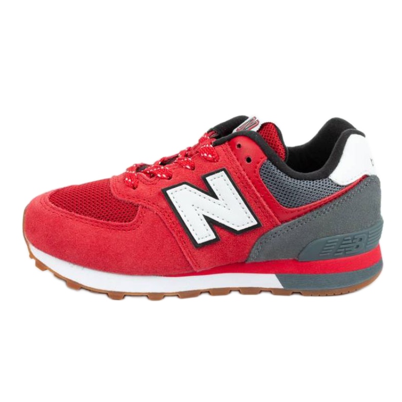 Zapatillas New Balance Jr PC574ATG negro rojo gris