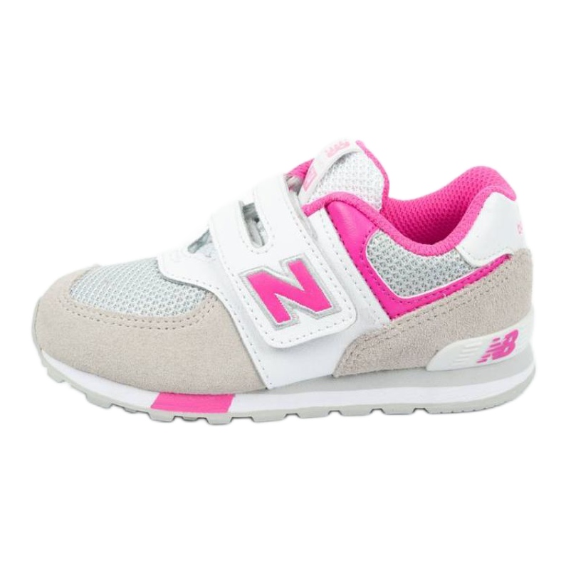 Zapatillas New Balance Jr YV574FNG rosado gris