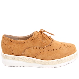 Zapatos mujer alpargatas Apia Camel marrón