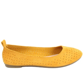 Bailarinas amarillas caladas Ameli amarillo