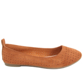 Bailarinas caladas Camel Amela marrón
