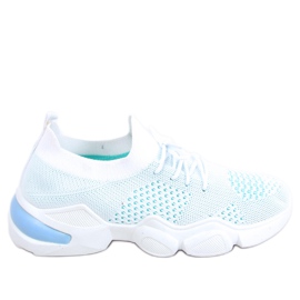 Calcetines Harri Azul blanco