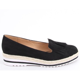 Mocasines mujer, alpargatas Hilma Negro