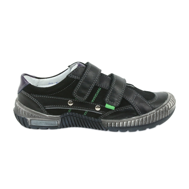 Zapatos niño Bartek 55287 negro gris verde
