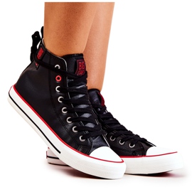 Deportivas Altas de Piel Big Star JJ274131 Negro