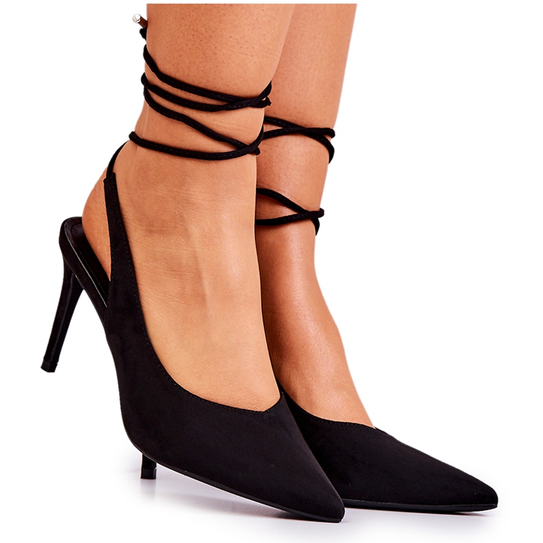 PS1 tacones negros callie atados