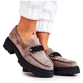 PL5 Mocasines Mocasines Ante La.Fi Gris Zafira beige