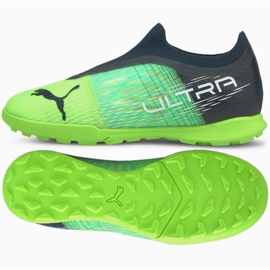 Puma Ultra 3.3 Tt Jr 106531 03 botas de fútbol gris, verde verde