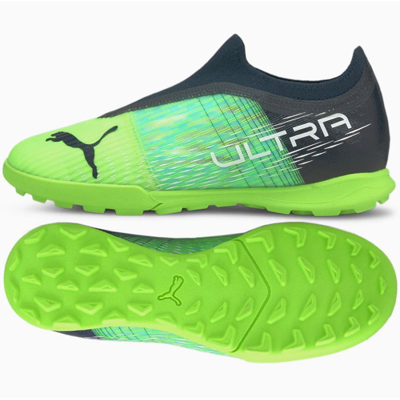 Puma Ultra 3.3 Tt Jr 106531 03 botas de fútbol verde gris verde