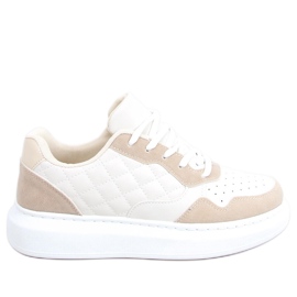 Deportivas Mujer Acolchadas Disa Beige