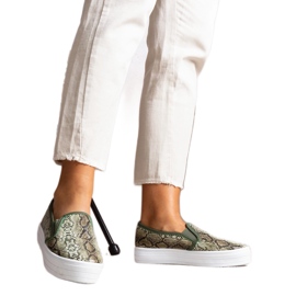 Zapatillas sin cordones Irving verdes Zapatillas sin cordones Irving verdes