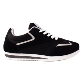 TRENDI Zapatos deportivos ligeros negro