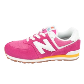 New Balance Mujer GC574HP2 blanco rosa