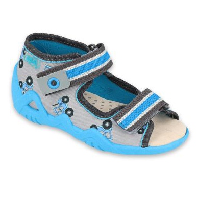 Calzado infantil befado amarillo 350P027 azul gris