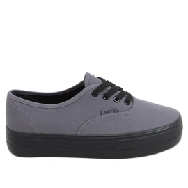 Deportivas suela alta Donau DK.GRAY gris