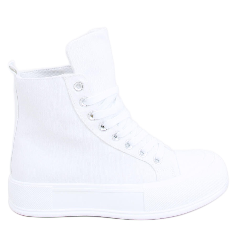 Botines Kenya de lona blanca blanco