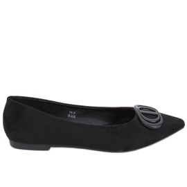 Bailarinas Arte Black con puntera almendrada negro