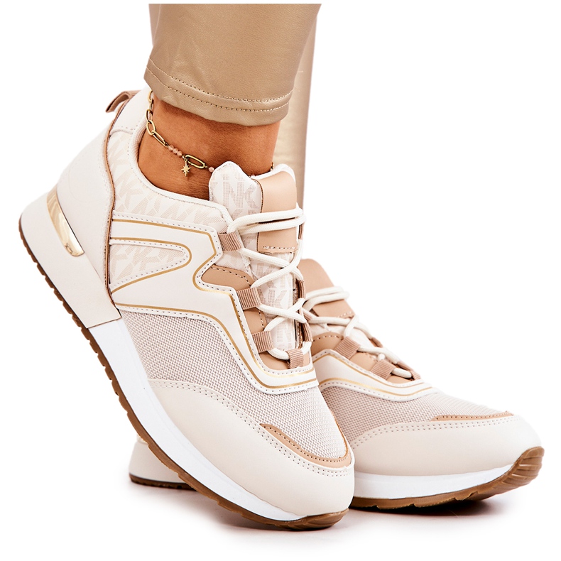 FS2 Zapatos Deportivos En La Plataforma Ginevra Beige