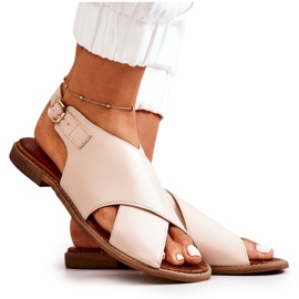 Lewski Shoes Sandalias Piel Lewski 3019 Beige