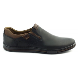 Polbut Zapatos sin cordones 401 de hombre negros marrón