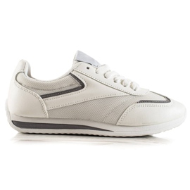 TRENDI Zapatos deportivos ligeros blanco
