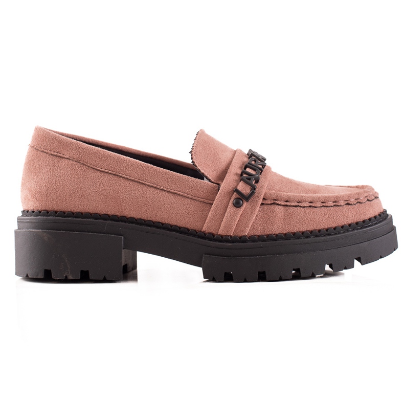 Mocasines La.Fi de moda rosado