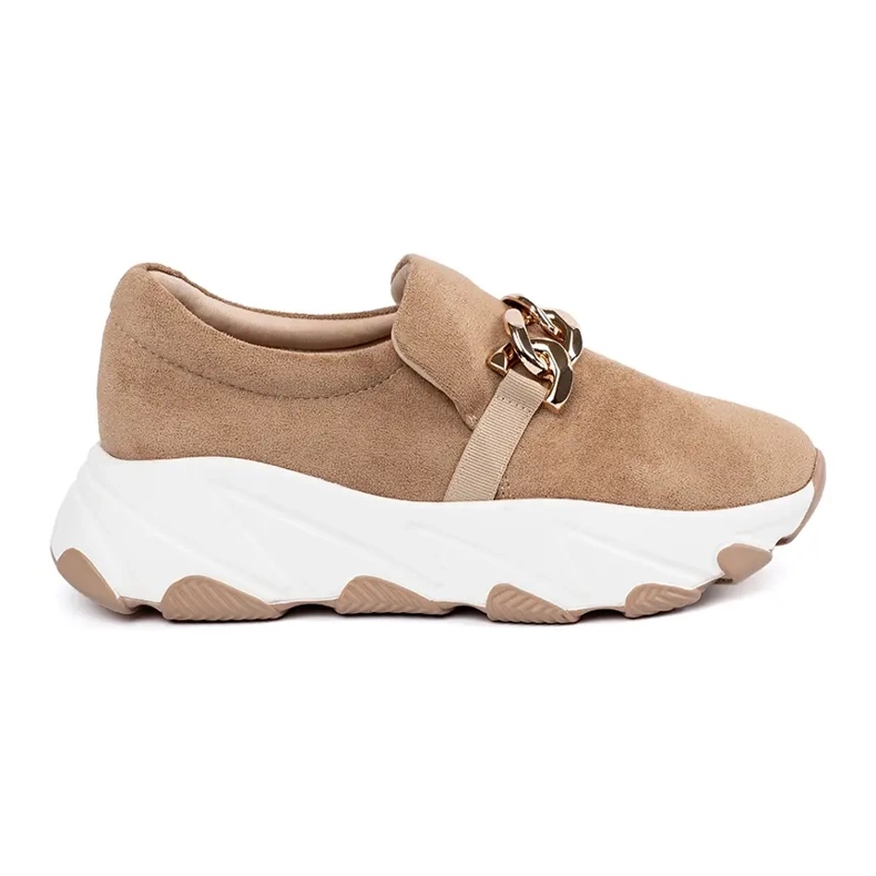 W. Potocki Zapatillas Potocki de ante beige