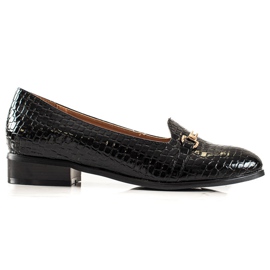W. Potocki Zapatos elegantes con decoración Potocki negro W. Potocki Zapatos elegantes con decoración Potocki negro