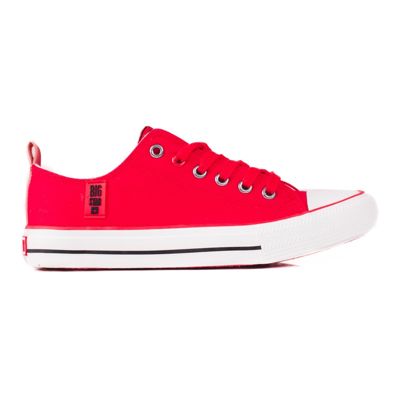 Zapatillas de mujer Big Star JJ274124 rojo