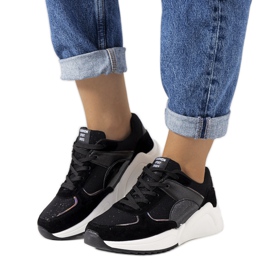 Deportivas Cotter negras brillantes negro