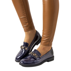 Mocasines azul marino de Shinn