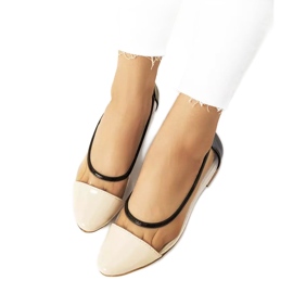 Bailarinas Pastella beige transparente incoloro negro