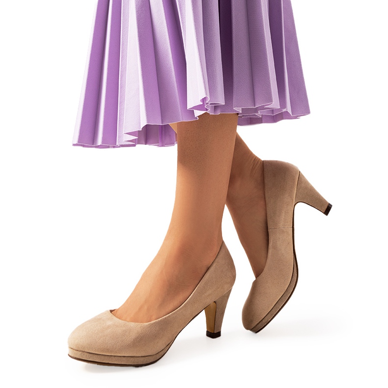 Zapatos de salón de mujer Alves beige