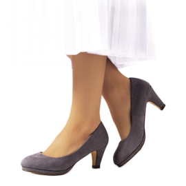 Zapatos de salón de mujer Grafito Alves gris
