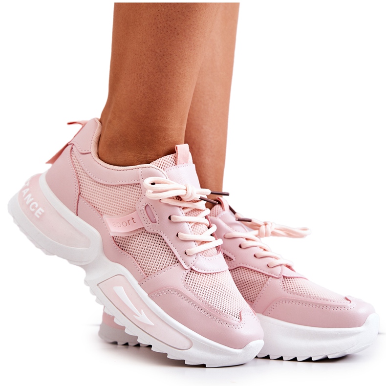 PM1 Calzado Deportivo Zapatillas Malla Rosa Zoomey rosado