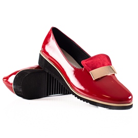 Goodin Zapatos ligeros con adorno rojo