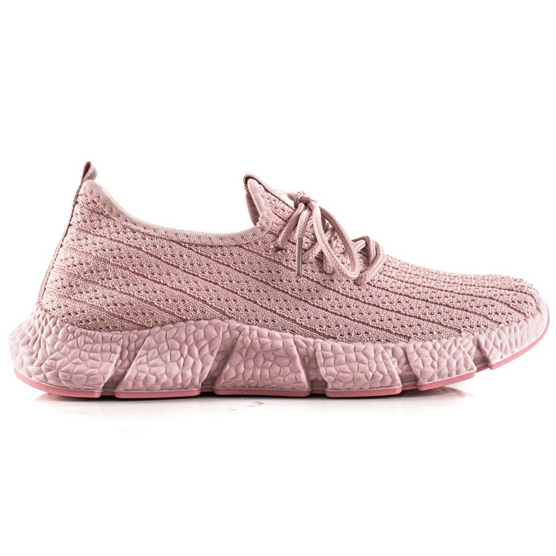 TRENDI Zapatos deportivos rosas rosado