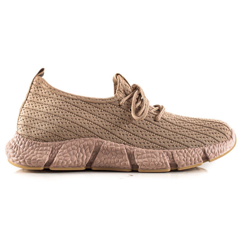TRENDI Zapatos deportivos marrones beige