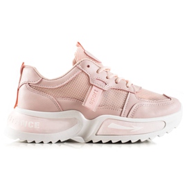 TRENDI Zapatillas Rosadas De Moda