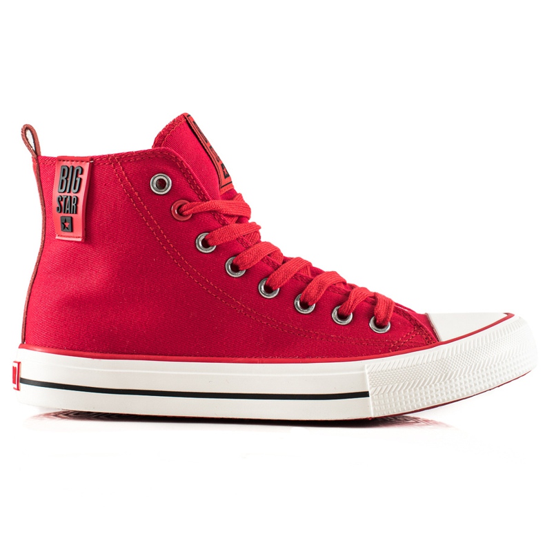 Zapatillas altas Big Star JJ274128 rojo