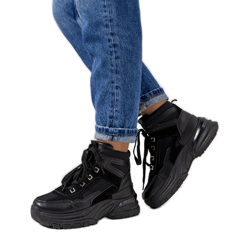 Zapatillas negras de Muncy negro