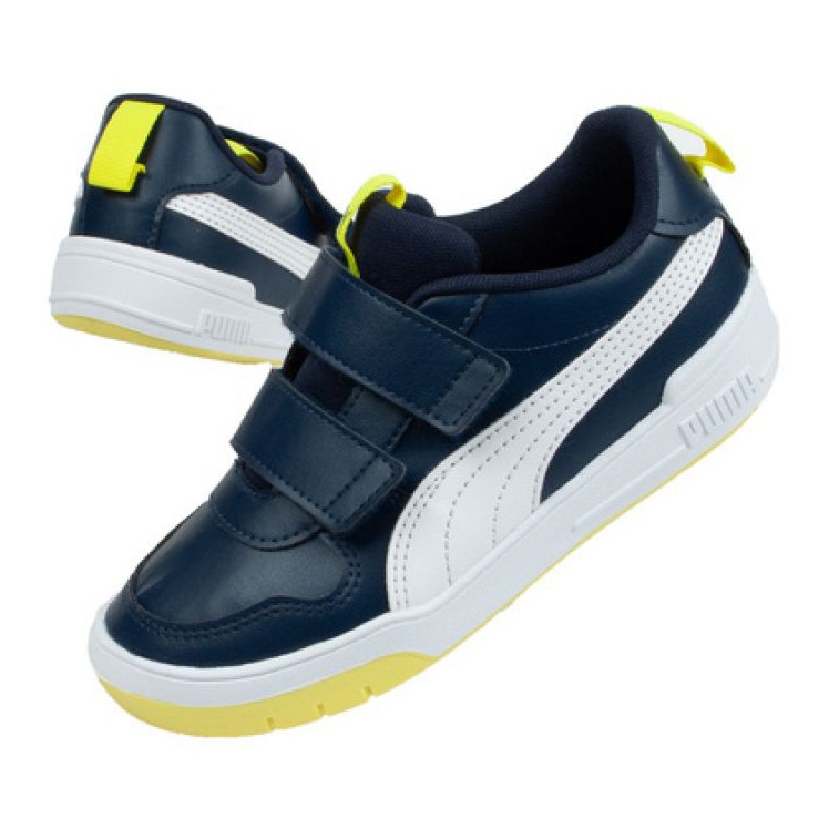 Puma Multiflex Jr 380740 08 negro azul marino