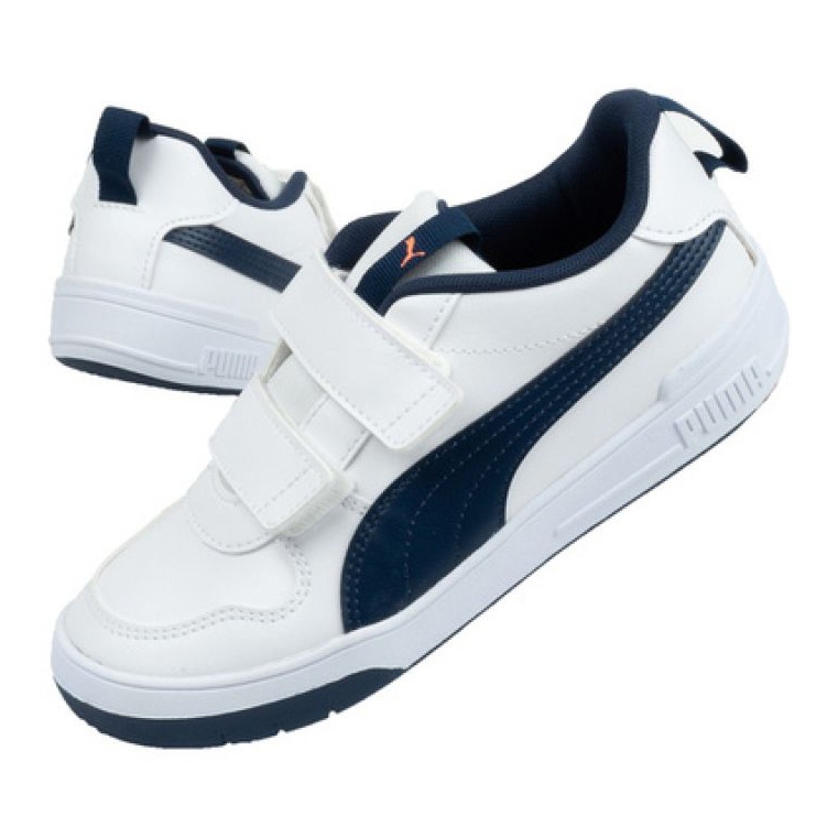 Puma Multiflex Jr 380740 07 blanco azul marino