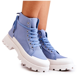 PS1 Botas atadas azules Faithfull