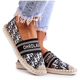 PS1 Alpargatas Clásicas Warm Time Negras beige negro
