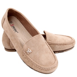 Mocasines de mujer Sekue Kaki beige