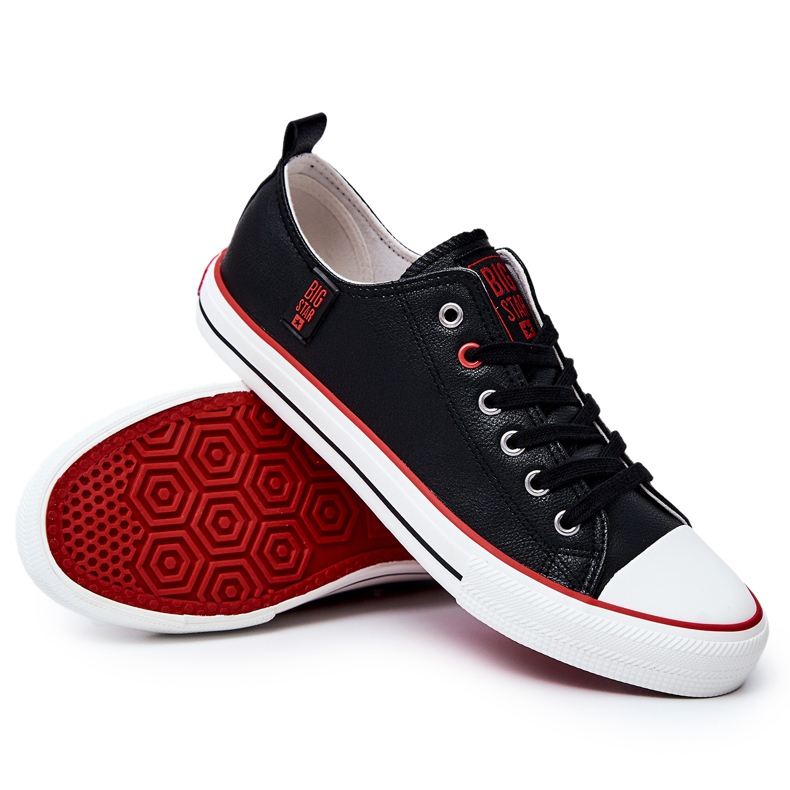 Sneakers Hombre Piel Big Star JJ174068 Negro