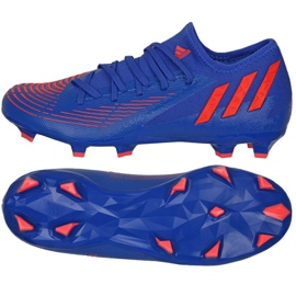 Botas de fútbol Adidas Predator Edge.3 L Fg M GW2280 azul azul