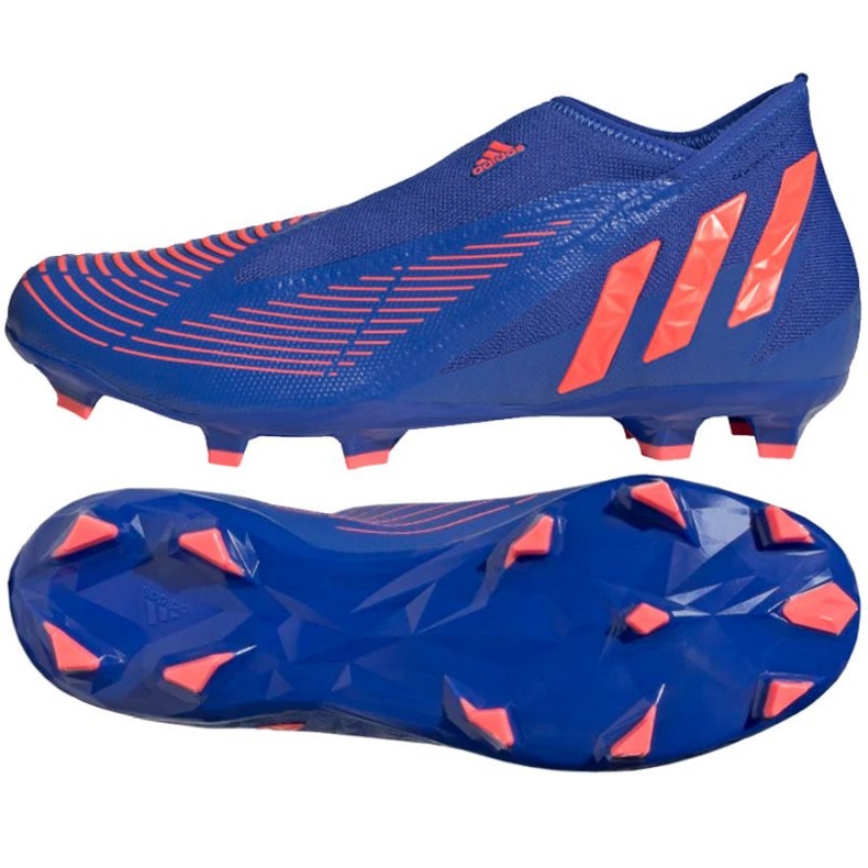 Botas de fútbol Adidas Predator Edge.3 Ll Fg M GW2278 azul azul