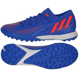 Botas de fútbol Adidas Predator Edge.3 L Tf M GX2632 azul azul Botas de fútbol Adidas Predator Edge.3 L Tf M GX2632 azul azul